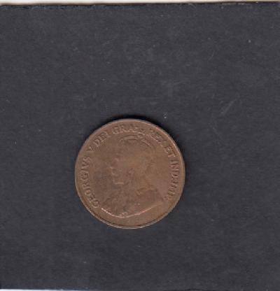 Beschrijving: 1 Cent GEORGIUS V